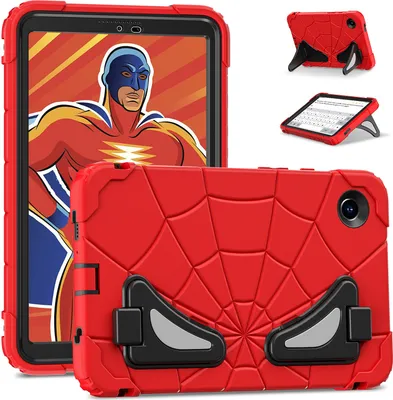 Obrázek produktu pro Ochranný obal pro Samsung Galaxy Tab A9 2023 8,7" SM-X110/X115/X117, robustní nárazuvzdorný stojan pro děti chlapce červené
