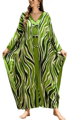 Zdjęcie produktu dla Kaftan w stylu boho, idealny na plażę, dostępny również w rozmiarach plus size