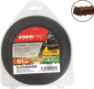 Produktbild von Trimmerfaden Strend Pro Premium SawLine 2,7 mm, L- 51 m, gezahnt