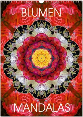 Produktbild von BLUMEN MANDALAS (Wandkalender 2025 DIN A3 hoch), CALVENDO Monatskalender