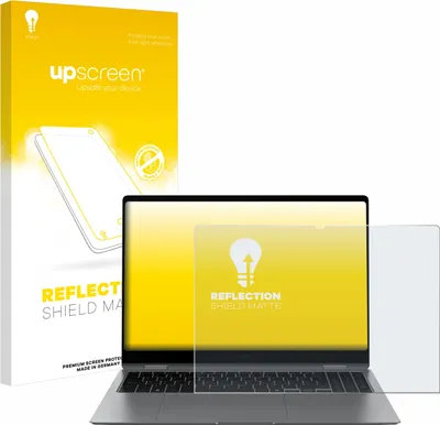Produktbild von upscreen Schutzfolie für Samsung Galaxy Book5 Pro 360 16" Displayschutz Displayschutzfolie Folie Matt Entspiegelungsfolie