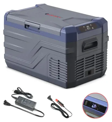 Produktbild von Tragbare Kühl- und Gefrierbox mit Kompressor 12V/24V 100/220V 30 Liter Promolink