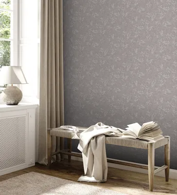 Obrázek produktu pro A.S. Creation | Attractive 2 | 390283 | netkané tapety | květinový vzhled | 10,05 x 0,53 m | šedá | obývací pokoj | chodba | kancelář | kuchyně | obývací pokoje