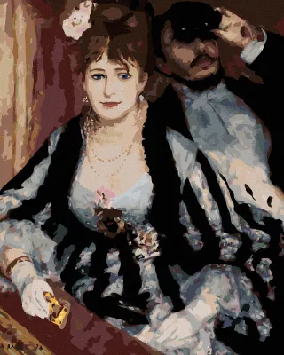 Produktbild von Zuty - Malen nach Zahlen - IM THEATER (PIERRE-AUGUSTE RENOIR), 40x50 cm, mit Keilrahmen (bereits gespannt)