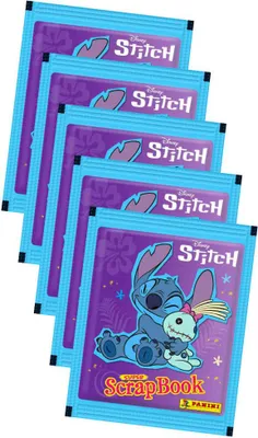 Produktbild von Panini Stitch Sticker - Super ScrapBook Sammelsticker (2025) - 5 Tüten
