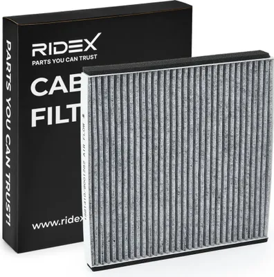 Produktbild von RIDEX 424I0065 Innenraumfilter Pollenfilter für TOYOTA Yaris Schrägheck (P9) Aktivkohle
