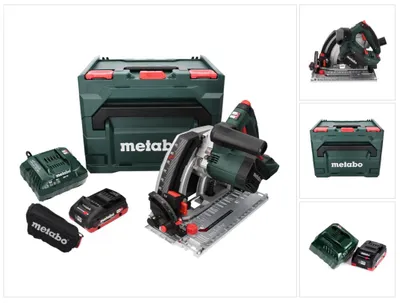 Produktbild von Metabo KT 18 LTX 66 BL Akku Tauchkreissäge 18 V 165 mm + 1x Akku 4,0 Ah + Ladegerät + metaBOX