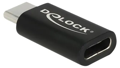 Produktbild von DeLOCK 65697, USB Type-C, USB Type-C, Schwarz
