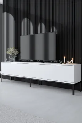 Produktbild von Skye Decor, Lord - Black, White, TV-Schränke, Schwarz, 180 x 47 x 30 cm