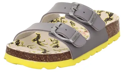 Productafbeelding van Slipper met voetbed, grijs/meerkleurig (2120), maat 25
