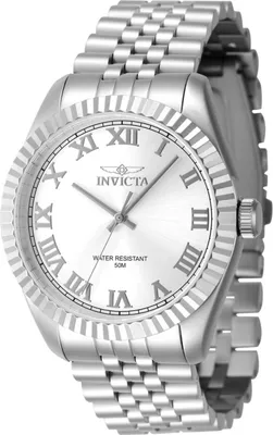 Obrázek produktu pro Invicta Specialty 47397 Pánské Hodinky - Quartz Hnutí - Nerezová Ocel s Stříbrným Ciferníkem - 43 mm