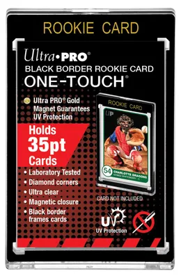Produktbild von Ultra Pro One-Touch Magnetic Card Holder Black Border UV 35pt