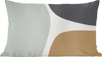 Produktbild von MuchoWow® Zierkissen Sofakissen Wohnzimmer Dekokissen 50x30 cm Pastell - Minimalismus - Gestaltung - Wohnzimmerdekoration - Polster mit Photo