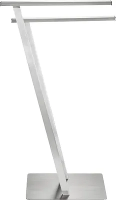 Produktbild von WENKO Handtuch Ständer LIRIO Edelstahl Halter Badetuch 2 Stangen Kleider Bad WC