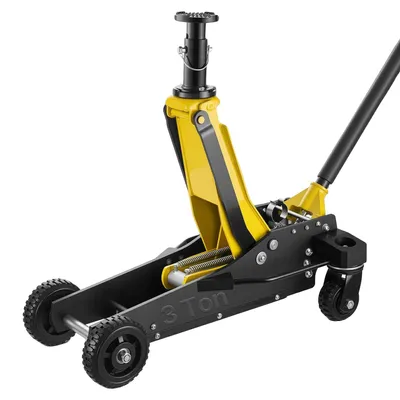 Obrázek produktu pro VEVOR Hydraulický zvedák pro manévrování s nosností 3 t, zvedák z hliníku a oceli s dvoupístkovým čerpadlem pro rychlý zdvih a prodlužovací sloupkou, zvedák pro SUV, rozsah zdvihu 15–59 cm, zvedák pro závodní vozy