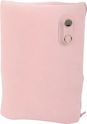 Image de Hand Warmer Pouch with Zipper 3 Gear Adjustable Coton Plush Hand Muff Electric Heating Pad for Arms Calf Knee Pink (Coussin chauffant électrique pour les bras, les mollets et les genoux)