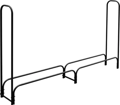 Zdjęcie produktu dla Regał na drewno kominkowe 200 x 25 x 115 cm, stalowy, nośność 400 kg