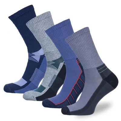 Imagen del producto de Calcetines deportivos Milena, modelo Multisport, de varios colores, 75% algodón