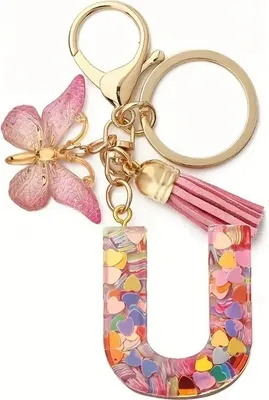 Immagine prodotto di Portachiavi Alfabeto Lettera U - Regalo Personalizzato KP30352