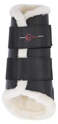Produktbild von Covalliero Dressurgamaschen Fleece Schwarz Größe L Vorderbeine Reitsport