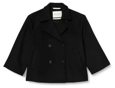 Produktbild von Marc OߴPolo Damen Cabanjacke mit Reverskragen elegant, Schwarz (Black), 42
