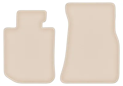Produktbild von DURBAN Beige Velours-Fußmatten vorne für BMW 3 G20 Limousine (2018-)