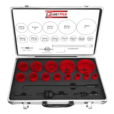 Image de Coffret de 13 scies cloches D. 19 - 76 mm HSS métal