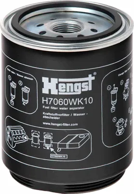 Produktbild von Kraftstofffilter HENGST FILTER H7060WK10 für VW VOLKSBUS