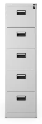 Produktbild von Aktenschrank Hängeregisterschrank Metallschrank Hängeregistraturschrank Ordnerschrank SARA V5, 460 x 1625,5 x 600 mm grau