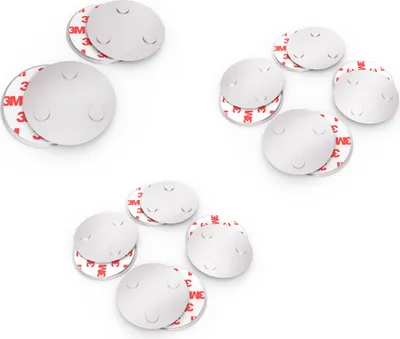 Produktbild von conecto CC50499 Magnethalterung Magnetbefestigung universell magnetisch für Rauchmelder Warnmelder Rauchwarnmelder 20-er Set