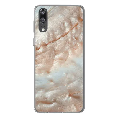 Produktbild von MuchoWow® Handyhülle Schutzhülle Hülle für Huawei P20 Mineralien - Naturstein - Perlmutt Silikon Softcase Handy Hülle - Hardcover