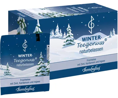 Produktbild von Bombastus Winter-Teegenuss naturbelassen Früchtetee mit Zimt, Kardamom und Ingwer, 20 St. Beutel