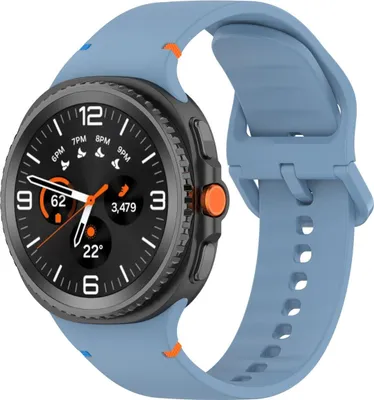 Produktbild von Armband für Galaxy Watch 8 / 8 Classic, Bizon Strap Watch Silicone G, Blau