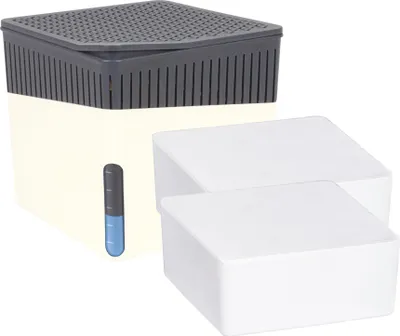 Produktbild von WENKO Raumentfeuchter Mod. Cube Weiß 2 x 500 g, für Räume bis ca. 40 m³