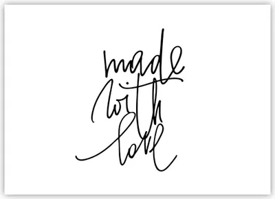 Produktbild von Poster - Poster ohne Rahmen - Erstellt mit Liebe - 70x50 cm - Wand Bild - Wanddeko - Wandbilder - Kunstposter - Wandposter - Bilder - Kunstdruck - Wanddekoration - Wandbild - P2XAA70x50-4499