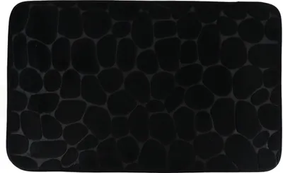 Obrázok produktu pre Kúpeľňový koberec 50x80 Kamene čierne