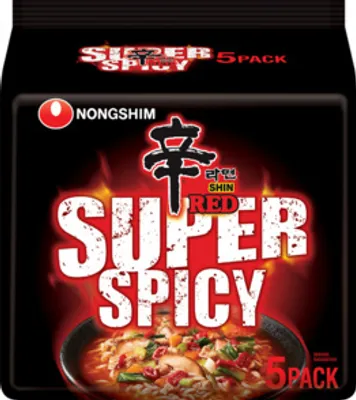 Produktbild von Nongshim - Super spicy super scharf - 5x120g