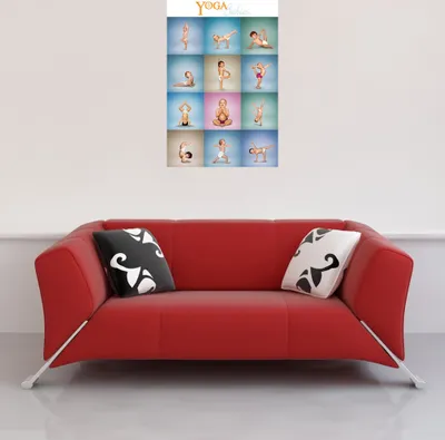 Produktbild von Fun - Poster - Yoga Babies Grid + 1 Ü-Poster der Grösse 61x91,5cm