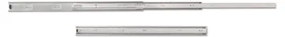 Zdjęcie produktu dla Emuca Komplet prowadnic kulkowych, pełny wysuw, wysokość 45 mm, długość 600 mm, Stal, Ocynkowany