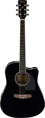 Produktbild von Ibanez PF15ECE-BK, 6 Saiten, Leichte Stärke, 400 mm, 508 mm, 12,7 cm