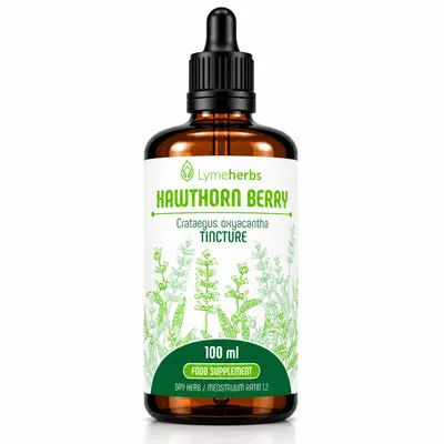 Produktbild von Weißdornbeeren-Tinktur 1:2 (100ml), KI-generiertes Bild