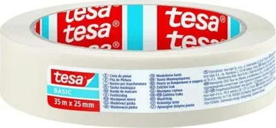 Obrázok produktu pre Biela maskovacia páska 35 m x 25 mm