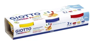 Immagine prodotto di nerchau 7753 0300 Fingerfarben - 3x 100 ml, sortiert