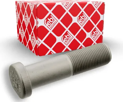 Produktbild von FEBI BILSTEIN Radbolzen 12865 Hinten Vorne passend für MERCEDES-BENZ ATEGO 85mm Stahl 0,218kg
