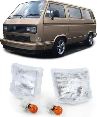 Obrázek produktu pro Přední blinkry bílé LEVÝ + PRAVÝ pro VW T3 Bus z let 1979-1992