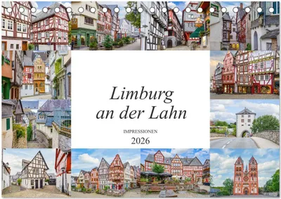 Produktbild von Limburg an der Lahn Impressionen (Tischkalender 2026 DIN A5 quer), CALVENDO Monatskalender