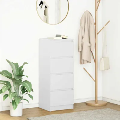 Produktbild von Möbel Sideboard Weiß 37,5x35x99 cm Holzwerkstoff - Kommoden &32403