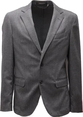 Produktbild von 7137AD giacca uomo MESSAGERIE grau Wolle Mischung Jacke Männer