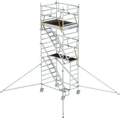 Produktbild von MUNK Rollgerüst SG mit Schrägaufstiegen 1,35x1,80m und Ausleger 6,47m AH