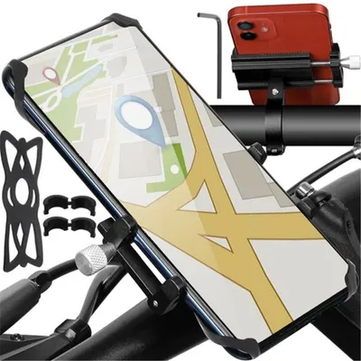 Obrázok produktu pre Trizand 18282 Držiak na bicykel pre telefón ALU HQ čierny
